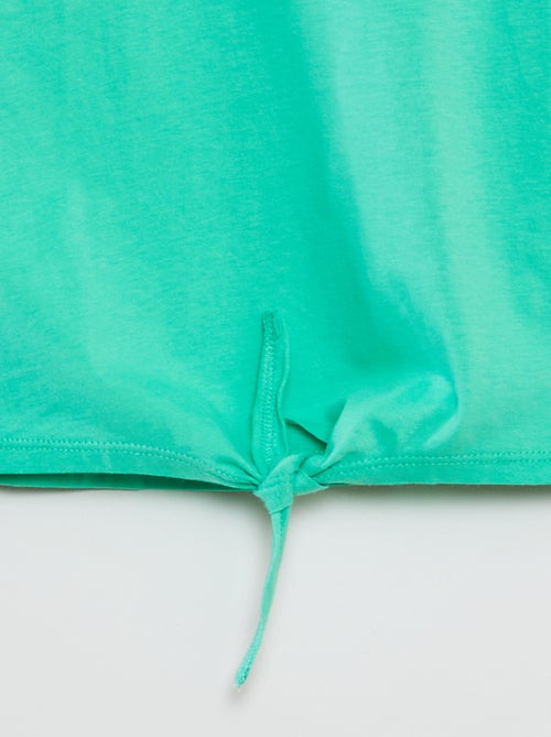 Knoop-T-shirt met korte mouw - Kiabi