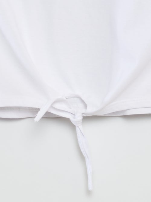 Knoop-T-shirt met korte mouw - Kiabi