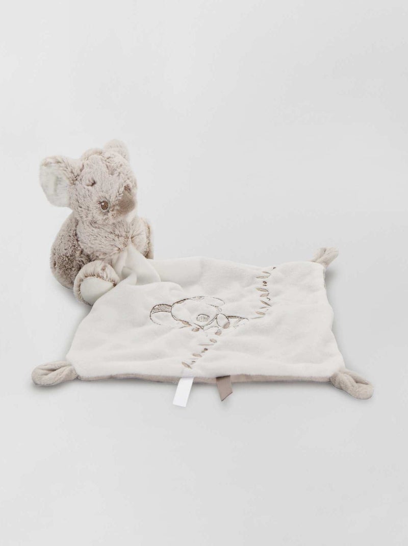 Knuffeldoekje 'Koala' grijs - Kiabi