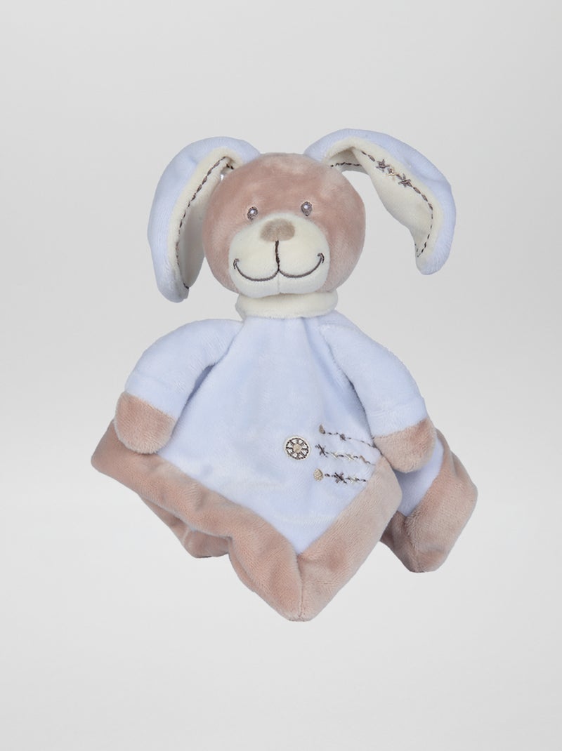 Knuffeldoekje 'konijn' blauw konijn - Kiabi