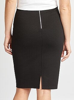 Damesmode maat 34-48 - Kokerrok van milanotricot - Kiabi