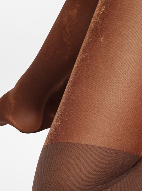 Koperkleurige panty 'DIM' 26D - Kiabi