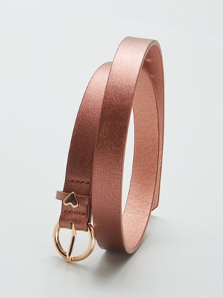 Koperkleurige riem