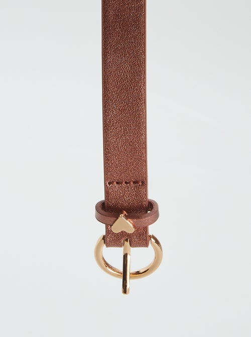 Koperkleurige riem - Kiabi