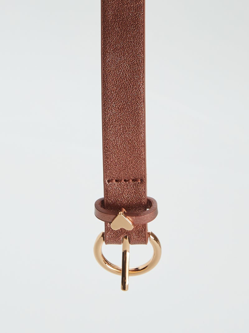 Koperkleurige riem ROSE - Kiabi