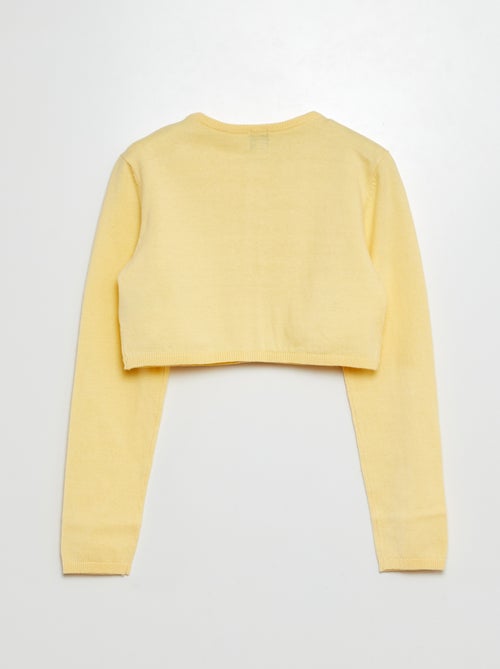 Kort bolerovestje van ribstof - Kiabi