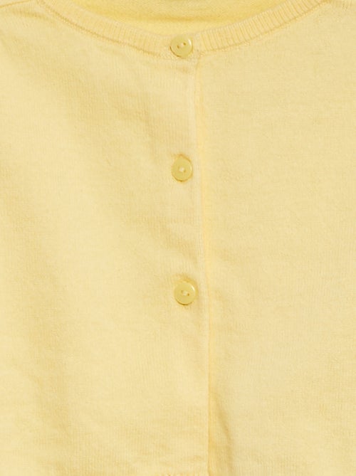 Kort bolerovestje van ribstof - Kiabi