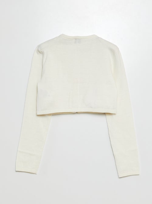 Kort bolerovestje van ribstof - Kiabi