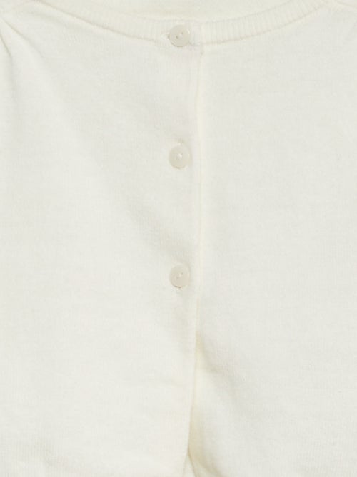 Kort bolerovestje van ribstof - Kiabi