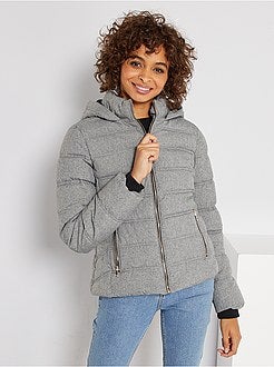 Kort donsjack met kap - Kiabi