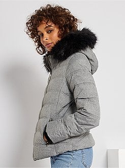 Kort donsjack met kap - Kiabi