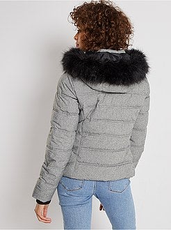 Kort donsjack met kap - Kiabi