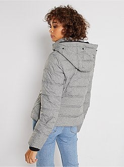 Kort donsjack met kap - Kiabi