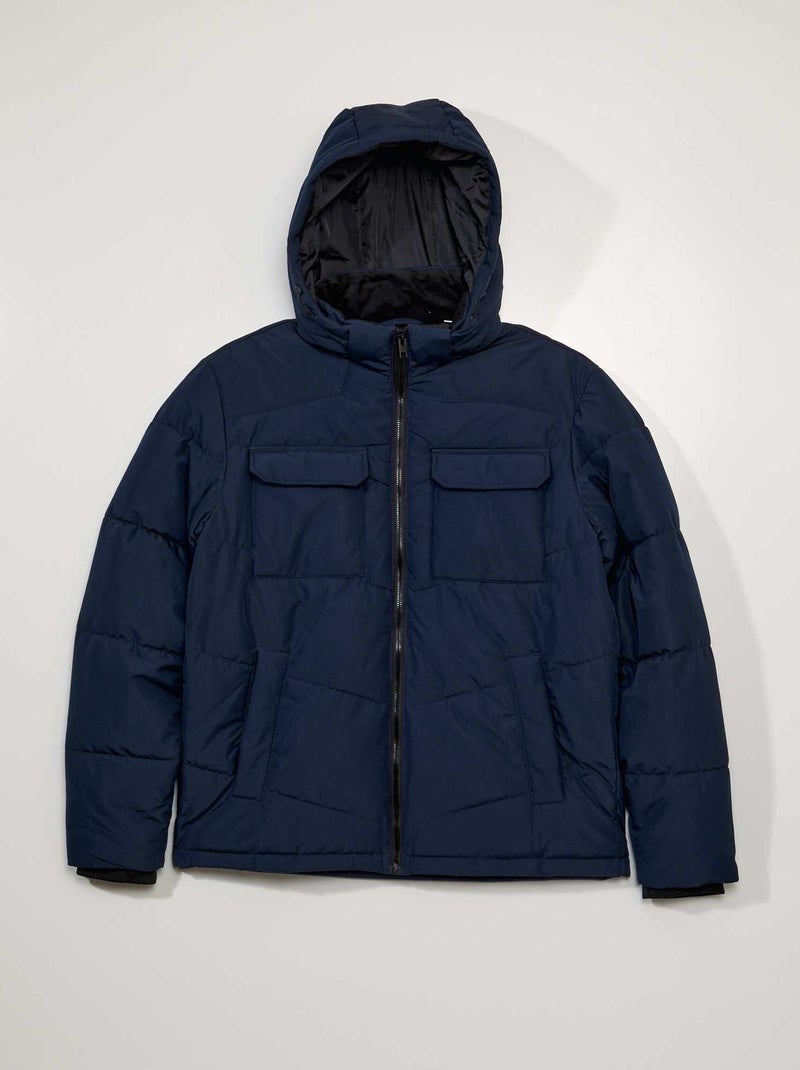 Kort, gewatteerd donsjack 'Produkt' BLAUW - Kiabi