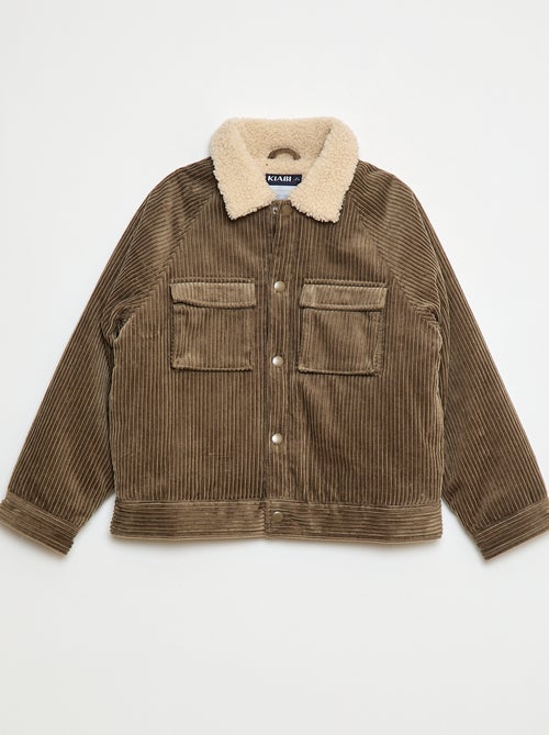 Kort jack van corduroy - Kiabi