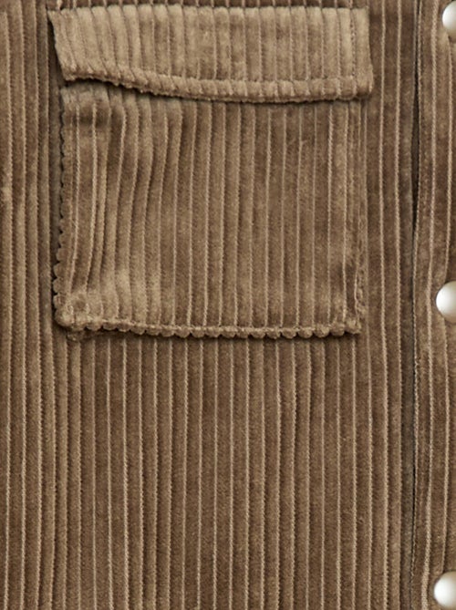 Kort jack van corduroy - Kiabi