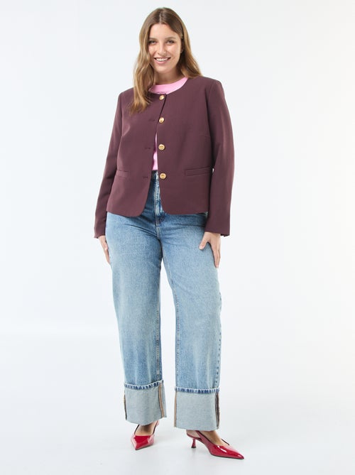 Kort jasje met retro knopen - Kiabi