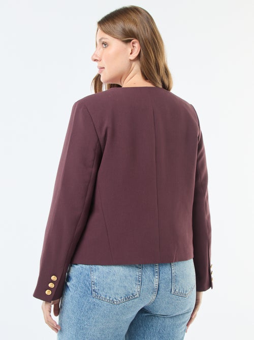 Kort jasje met retro knopen - Kiabi