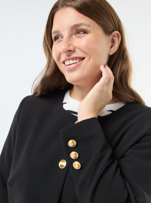 Kort jasje met retro knopen - Kiabi