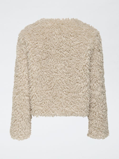 Kort jasje van imitatiebont 'JDY' - Kiabi