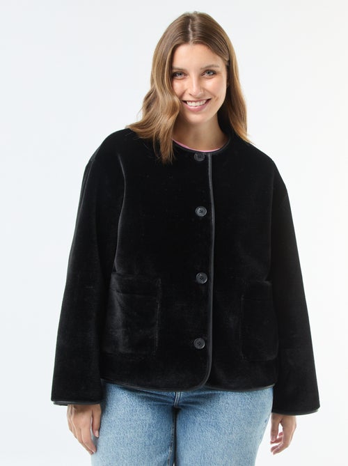 Kort jasje van imitatiebont - Kiabi