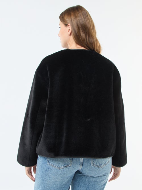 Kort jasje van imitatiebont - Kiabi