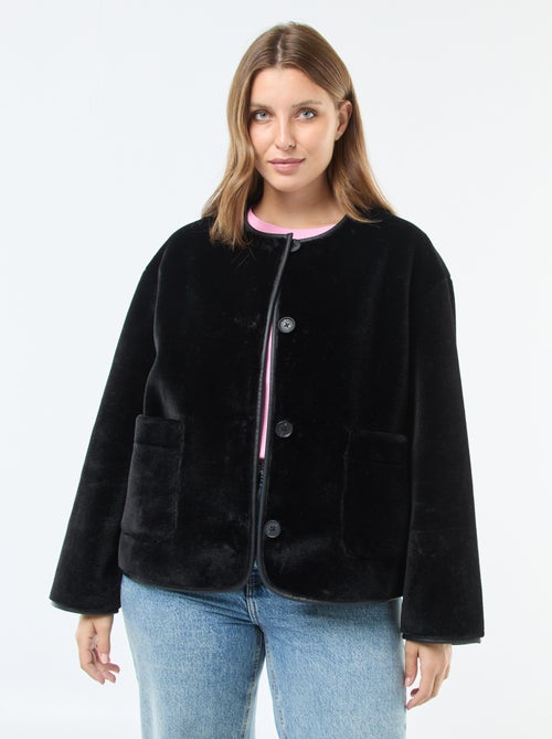 Kort jasje van imitatiebont - Kiabi