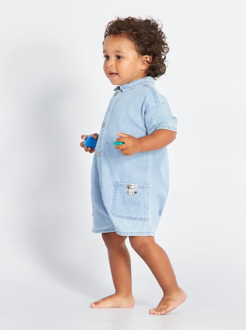 Kort pakje in denimstijl BLAUW - Kiabi