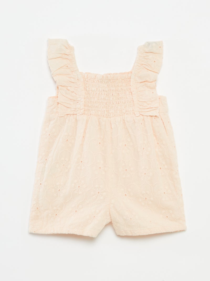 Kort speelpakje met broderie anglaise BIEGE - Kiabi