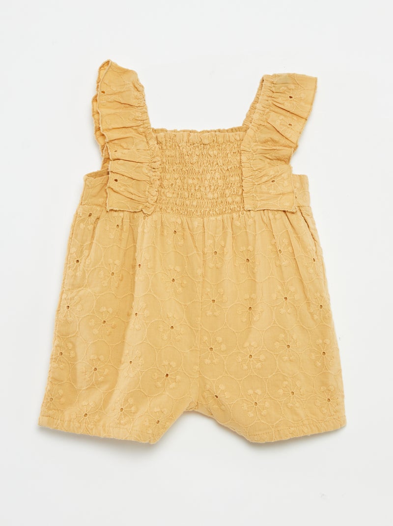 Kort speelpakje met broderie anglaise BIEGE - Kiabi