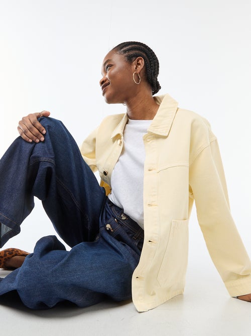 Kort spijkerjas met 2 opgestikte zakken - Kiabi