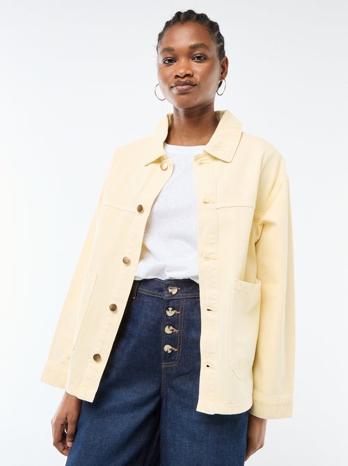 Kort spijkerjas met 2 opgestikte zakken - Kiabi