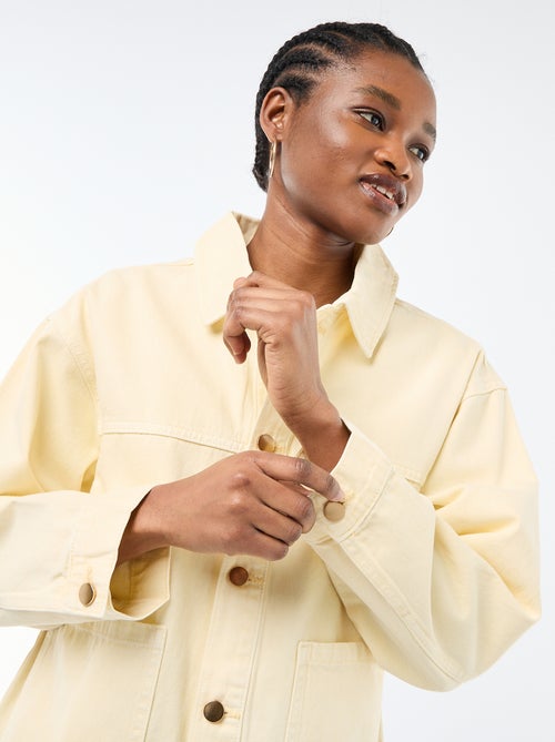 Kort spijkerjas met 2 opgestikte zakken - Kiabi