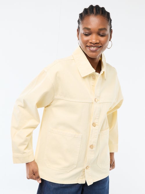 Kort spijkerjas met 2 opgestikte zakken - Kiabi