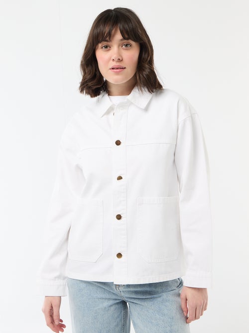 Kort spijkerjas met 2 opgestikte zakken - Kiabi