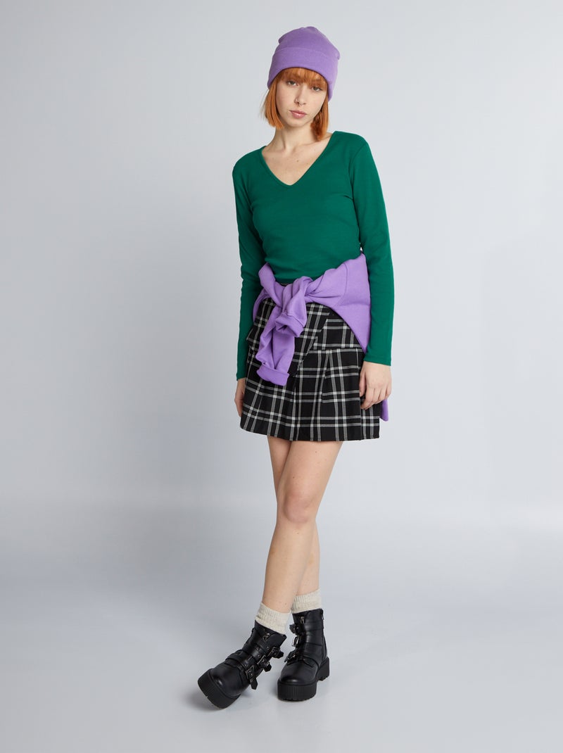 Kort T-shirt GROEN - Kiabi
