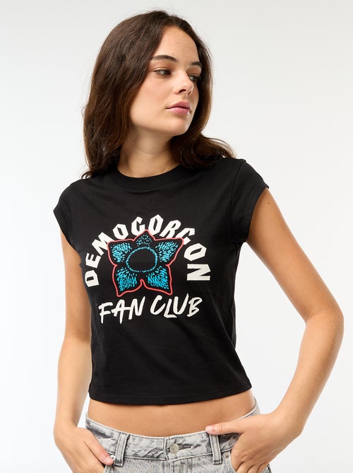 Kort T-shirt met fantasieprint - Kiabi