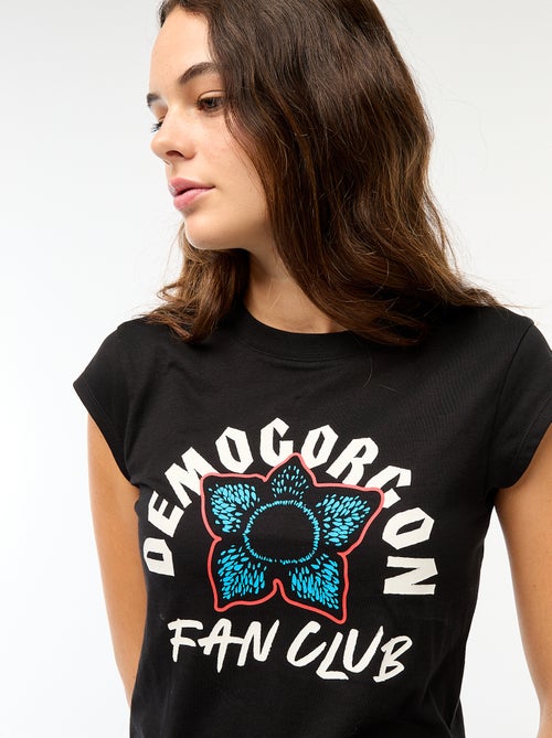 Kort T-shirt met fantasieprint - Kiabi