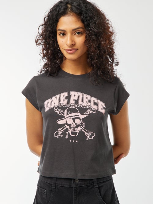 Kort T-shirt met 'One Piece'-print - Kiabi