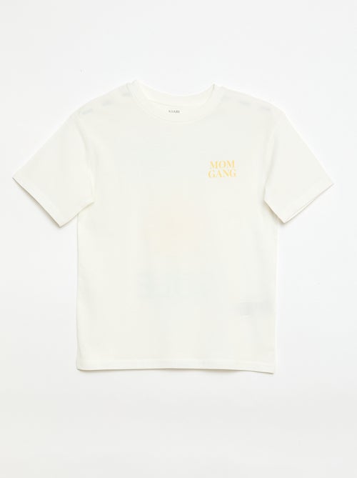 Korte 2-delige pyjama: short + T-shirt - Kiabi