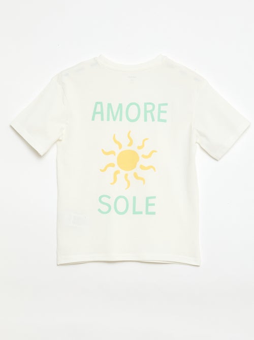 Korte 2-delige pyjama: short + T-shirt - Kiabi