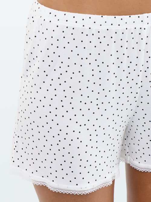 Korte 2-delige pyjamaset - Kiabi