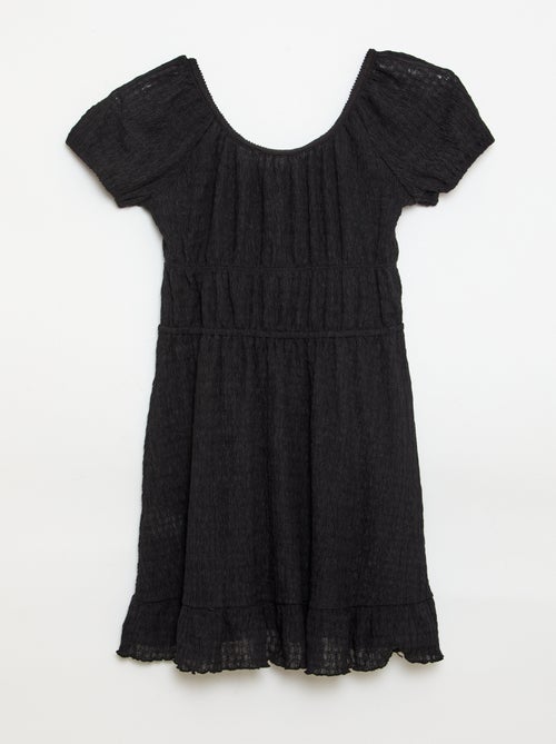 Korte ballonjurk met korte mouwen - Kiabi