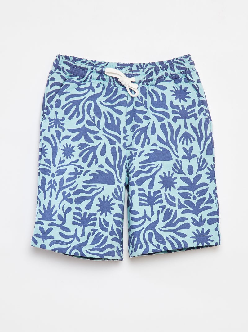 Korte bermuda - Grafik Edition BLAUW - Kiabi