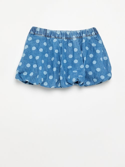 Korte bolrok met print - Kiabi