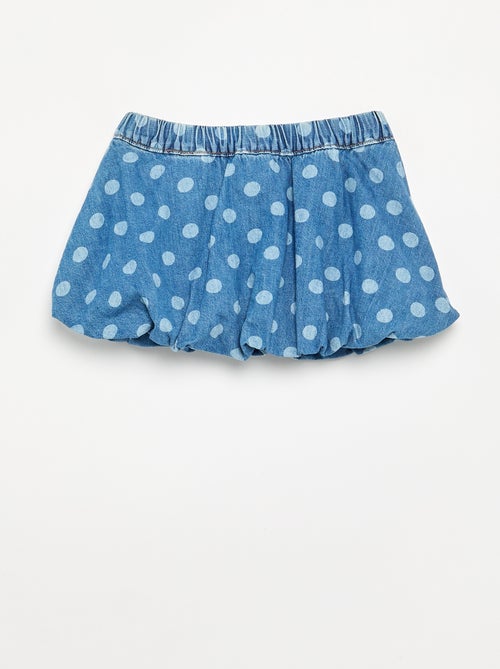 Korte bolrok met print - Kiabi