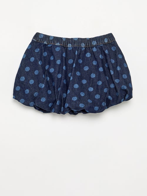 Korte bolrok met print - Kiabi