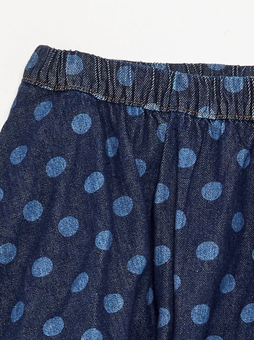 Korte bolrok met print - Kiabi