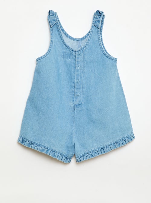 Korte denim jumpsuit - Kiabi