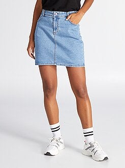 Korte denim rok - Kiabi